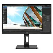 AOC 23.8' IPS 4ms Full HD Business Monitor - HDR Mode, VGA, HDMI, DP, and Speaker x2, VESA100mm, USB3 Hub, 4 way Adjustable Stand.