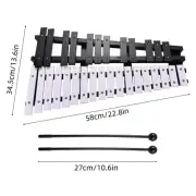 30 Note Glockenspiel Foldable Xylophone Gift for Beginners Students Z2D7
