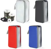 CD Cases DVD Holder 4 Pack,100 Capacity Portable CD/DVD Wallet Booklet Storage B