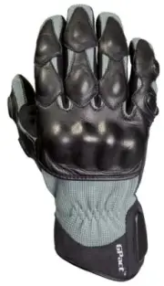 Decade Motorsport Street Gloves Black and Gray Large/X-Large
