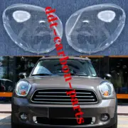 Pair For Mini Cooper Countryman R60 2011-2016 LH&RH Headlight Lens Cover+Glue (for: Mini)
