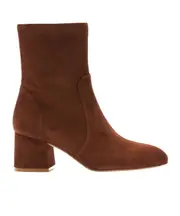 thick heeled short boots 35,35.5 espresso