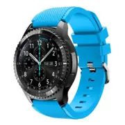 Silicone Watch Band Wrist Strap For Samsung Galaxy 46Mm Sm R800 Crystal Blue Watch Bands