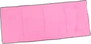 Kisangel Children's Mat Kids Floor Cushion Roll up Mat Toddler Blanket Pink Fold Baby Middle Layer Hollow Pp Cotton Children's Mat