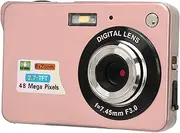 8X Zoom Digital Camera,4K 48MP Kids Camera with Fill Light,Vlogging Camera Portable 2.7in Screen