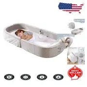 Foldable Toddler Cot with Waterproof Sheet - Comfortable Travel Sleep Solution