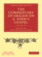 在飛比找三民網路書店優惠-The Commentary of Origen on S.