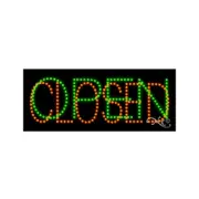 BRAND NEW “OPEN & CLOSED" 27x11 SOLID & ANIMATED LED SIGN w/CUSTOM OPTIONS 20269