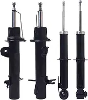 4PCS Compatible for MINI Cooper R60 Auto Parts Car Front & Rear Shock Absorber Suspension Strut 31309813652 31309813651