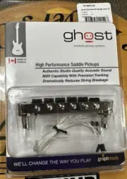 Graph Tech PN-8843-N0 Ghost Loaded ResoMax NV 4mm Tune-O-Matic Guitar Bridge