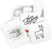 Memoking T02/M02X/M02L White Thermal Paper-2-Year Sticky 50mmx3.5m for Journal Photo Texts Study Notes and More, 3 Rolls