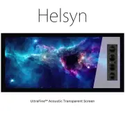 Helsyn Nebula 2.35:1 UltraFine Acoustically Transparent Projector Screen 160"