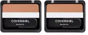 COVERGIRL Cheekers Bronzer - Golden Tan .12 oz (Pack of 2) Blendable Powder