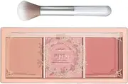 Blushers For Cheeks, 3 In 1 Color Matte Face Blush Make Up Po Er, Makeup Blusher For Long-Lasting Sweat- Non-Greasy Blush Glow Matte Brighten Skin Natural Look