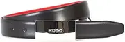BOSS Men's Baldwin Plaque Leather Belt