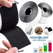 Self Adhesive Hook and Loop Tape Fastener Tape Sticky Back Fastening Strong Tape