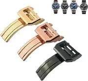 [BANDKIT] 20mm 21mm 22mm Italian Cowhide Watch Strap Black Blue Brown Watch Band For IWC PILOT Mark PORTUGIESER PORTOFINO WatchBands