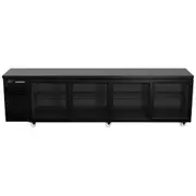 Skope BackBar 4 Glass Sliding Door SlimLine Fridge