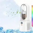 Bladeless Fan Cooler, Portable Air Conditioner Fan,Usb Bladeless Misting Fan ...
