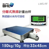 在飛比找PChome24h購物優惠-【BHL秉衡量電子秤】高精度分離式無線計重台秤 LWS-RF
