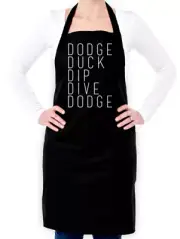 Dodge Duck Dip Dive Dodge Unisex Apron - Dodgeball - Dodge Ball - Film - Movie