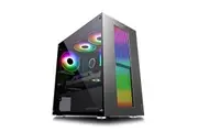PC Case Armaggeddon Tron VII Tempered Glass mATX Gaming Case Black & White