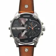 Diesel Men's DZ7332 Mr Daddy 2.0 Analog Display Analog Quartz Brown Watch 57 mm