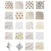 Infant Face Cloth Printed Saliva-Towel Child Bib Square Bib Nursing Burp Cloth
