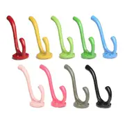 Wall Hooks, Large - Retro Kitchen in Black, Blue, Bright Green, Grey, Hot Pink, Pastel Pink, Red, Yellow