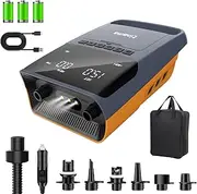 Rechargeable 13500mAh Paddle Board Pump,7.5in Digital，20PSI High Pressure Electric SUP Pump with Included Storage Bag, for Stand-up Paddleboard, Boats, Kayak