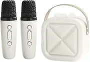 Girls Karaoke Machine - Wireless Karaoke Machine Toy with 2 Microphones | Portable Singing Speaker Girls Entertainment for Family Friends Interaction