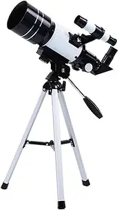 Outdoor Telescope High Clear Astronomical Refracting Telescope Professional Stargazing Telescope Compact Tripod Watching Monocular for Child Teenagers Beginners
