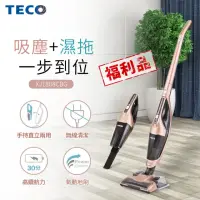 在飛比找momo購物網優惠-【TECO 東元】直立手持拖地三合一無線吸塵器-福利品(XJ