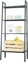Kitchen Racks and Shelves, Kitchen Ladder-Shaped Racks, Floor-to-Ceiling Multi-Layer Storage Racks,Black