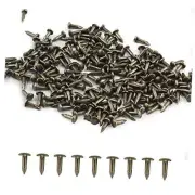 BokWin 200 Pcs Tiny Brad Nails String Art Nails 1.2x6mm Wood Finish Bronze