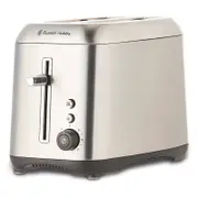 Russell Hobbs RHT82BRU Carlton 2 Slice Toaster Brushed Stainless Steel