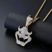 Bowser Super Mario Inspired Punk Necklace, Koopa King Pendant Chain Cool Jewelry