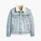 【高價版M號現貨優惠】美國LEVIS TYPE III SHERPA TRUCKER JACKET 毛領淺藍洗白牛仔夾克