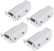 Tanice 4pcs Touch Latch Push to Open Magnetic Latches Catch with Screws Pressure Touch Release for Large Doors Drawer Cabinet Cupboard