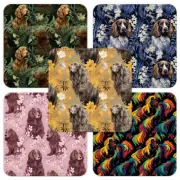 COASTER DRINKING PLACEMAT MAT|CUTE SUSSEX SPANIEL PUPPY DOG CANINE PATTERN #A2