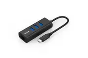 Volans Aluminium USB-C (Gen 2) to 3-Port Hub & Gigabit Ethernet Adapter [VL-HJ45-C2]
