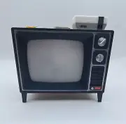1980s TV Diorama With NES Nintendo Video Game Style Prop Desk Art Doll House
