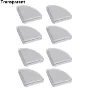 8Pcs Child Baby Safety Silicone Protector Table Corner Edge Protection Cover for