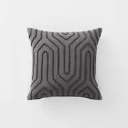 Sheridan Maxham Square Cushion in Smoke Cotton/Polyester