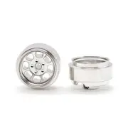Staffs STAFFS77 Classic Aluminum Wheels 15.8 x 8.5mm Silver 1:32 Slot Car Part