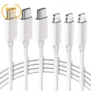 USB C to Lightning Cable 3Pack 1M MFi Certified Fast Charger for iPhone 14 13 12