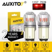 2X AUXITO 1157 2057 BAY15D RED LED Turn Signal Brake Tail Light Bulbs For Acura