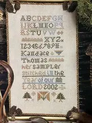 Pine Tree Sampler Counted Crosstitch Pattern