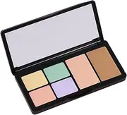 Color Corrector Palette - Contour Palette 6 Colors Concealer with Brush | Waterproof Correcting Concealer Full Coverage Makeup for Dullness