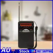 AU Portable Radio Dual Band Outdoor Radio Built-in Speaker Stereo Radio LCD Disp